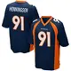 Game Navy Blue Men's Matt Henningsen Denver Broncos Alternate Jersey