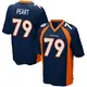 Game Navy Blue Men's Matt Peart Denver Broncos Alternate Jersey