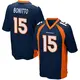 Game Navy Blue Men's Nik Bonitto Denver Broncos Alternate Jersey