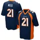 Game Navy Blue Men's Riley Moss Denver Broncos Alternate Jersey