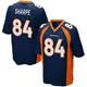 Game Navy Blue Men's Shannon Sharpe Denver Broncos Alternate Jersey