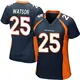 Game Navy Blue Women's Blake Watson Denver Broncos Alternate Jersey