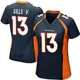 Game Navy Blue Women's David Sills V Denver Broncos Alternate Jersey