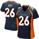 Game Navy Blue Women's Devon Key Denver Broncos Alternate Jersey