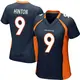 Game Navy Blue Women's Kendall Hinton Denver Broncos Alternate Jersey