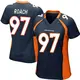 Game Navy Blue Women's Malcolm Roach Denver Broncos Alternate Jersey