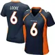 Game Navy Blue Women's P.J. Locke Denver Broncos Alternate Jersey