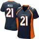 Game Navy Blue Women's Riley Moss Denver Broncos Alternate Jersey