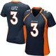 Game Navy Blue Women's Wil Lutz Denver Broncos Alternate Jersey