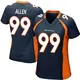 Game Navy Blue Women's Zach Allen Denver Broncos Alternate Jersey