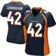 Game Navy Blue Women's Zach Cunningham Denver Broncos Alternate Jersey