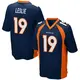 Game Navy Blue Youth Jordan Leslie Denver Broncos Alternate Jersey