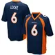 Game Navy Blue Youth P.J. Locke Denver Broncos Alternate Jersey