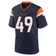 Game Navy Men's Alex Singleton Denver Broncos Alternate Jersey