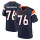 Game Navy Men's Calvin Throckmorton Denver Broncos Alternate Jersey