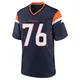 Game Navy Men's Calvin Throckmorton Denver Broncos Alternate Jersey