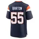 Game Navy Men's Cody Barton Denver Broncos Alternate Jersey