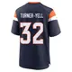 Game Navy Men's Delarrin Turner-Yell Denver Broncos Alternate Jersey