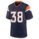 Game Navy Men's Jaleel McLaughlin Denver Broncos Alternate Jersey