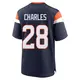 Game Navy Men's Jamaal Charles Denver Broncos Alternate Jersey