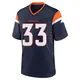 Game Navy Men's Javonte Williams Denver Broncos Alternate Jersey