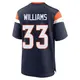 Game Navy Men's Javonte Williams Denver Broncos Alternate Jersey