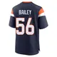 Game Navy Men's Levelle Bailey Denver Broncos Alternate Jersey