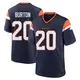 Game Navy Men's Michael Burton Denver Broncos Alternate Jersey