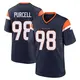 Game Navy Men's Mike Purcell Denver Broncos Alternate Jersey