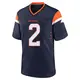 Game Navy Men's Pat Surtain II Denver Broncos Alternate Jersey