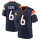 Game Navy Men's P.J. Locke Denver Broncos Alternate Jersey