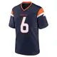 Game Navy Men's P.J. Locke Denver Broncos Alternate Jersey