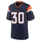 Game Navy Men's Terrell Davis Denver Broncos Alternate Jersey