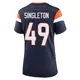 Game Navy Women's Alex Singleton Denver Broncos Alternate Jersey