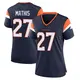 Game Navy Women's Damarri Mathis Denver Broncos Alternate Jersey