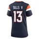 Game Navy Women's David Sills V Denver Broncos Alternate Jersey