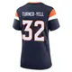 Game Navy Women's Delarrin Turner-Yell Denver Broncos Alternate Jersey