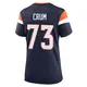 Game Navy Women's Frank Crum Denver Broncos Alternate Jersey