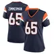 Game Navy Women's Gary Zimmerman Denver Broncos Alternate Jersey