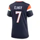 Game Navy Women's John Elway Denver Broncos Alternate Jersey