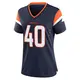 Game Navy Women's Justin Strnad Denver Broncos Alternate Jersey