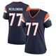 Game Navy Women's Karl Mecklenburg Denver Broncos Alternate Jersey