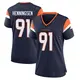 Game Navy Women's Matt Henningsen Denver Broncos Alternate Jersey