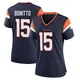 Game Navy Women's Nik Bonitto Denver Broncos Alternate Jersey