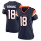 Game Navy Women's Peyton Manning Denver Broncos Alternate Jersey