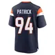 Game Navy Youth Aaron Patrick Denver Broncos Alternate Jersey