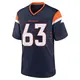 Game Navy Youth Alex Palczewski Denver Broncos Alternate Jersey