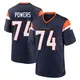 Game Navy Youth Ben Powers Denver Broncos Alternate Jersey