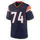 Game Navy Youth Ben Powers Denver Broncos Alternate Jersey