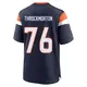 Game Navy Youth Calvin Throckmorton Denver Broncos Alternate Jersey